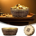 thumbnail image 2 of Feng Shui Wealth Position Bowl Pure Copper 415 Grams 0.92 Pounds Double Appearing Base Wealth Treasury With Wealth Inscription Desk Altar Sacred Decorat Desktop Ornament, 2 of 7