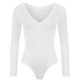thumbnail image 3 of Ladies Fall and Winter Fashion V-Neck Pullover Sweater Bottoming Shirt Bodysuit Women's Fall and Winter Fashion Solid Knitting V-Neck Pullover Shirt Tops Bodysuit, 3 of 4