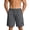 Dark Gray, variant on Iyufng Men's Cargo Shorts Drawstring Casual Loose Shorts Elastic Waist Summer Sports Shorts with Multiple Pockets