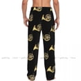 thumbnail image 3 of French Horn Pattern Mens Pajamas Pyjamas Pants Lounge Pants Sleep Bottoms, 3 of 5