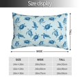 thumbnail image 2 of Salouo Turtle Pattern Pillow Cases,1PC Pillow Covers with Envelope Closure Decorative Pillow Case for Bed Couch,Pillows Not Included-14"x20", 2 of 6