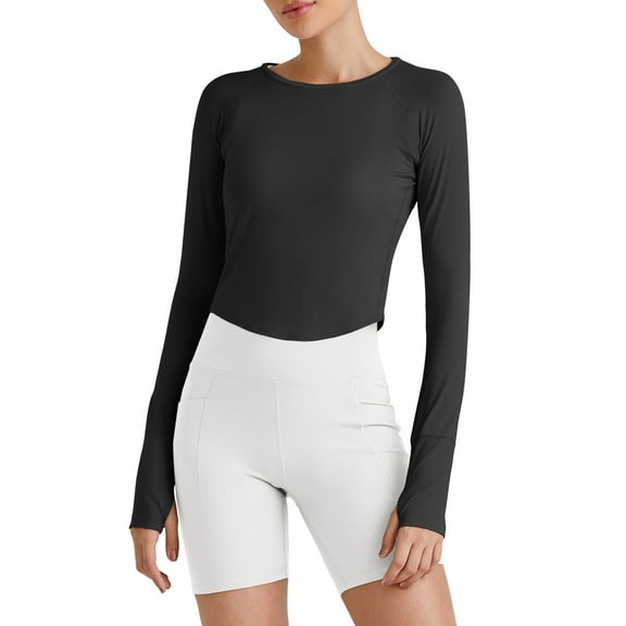 G4Free UPF 50 Rash Guard for Women Long Sleeve Workout Tops Lightweight Sun Shirts UV Protection Athletic Hiking