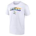 thumbnail image 2 of Men's White Atlanta Hawks Pride T-Shirt, 2 of 3