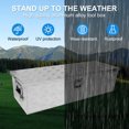 39 Inch Truck Bed Tool Box Aluminum Heavy Duty Trailer Tool Box for