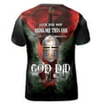 thumbnail image 3 of Custom Knight Warrior God Bring Me This Far Unisex 3D T-shirt, 3 of 4