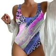 thumbnail image 1 of MKLEKYY Trajes De Baño Mujer Control Abdomen 2023 Women'S 1 Piece Swimwear Women'S Beach Swimsuit Tie Dyed 3D Printed European And Summer 849, 1 of 5
