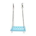 thumbnail image 1 of Accesorios colgantes para mascotas de hámster Decoración estable Hamaca Hamaca Ejercicio Molar Molar Postón colgante para pinzones Páreos para pájaros Azul, 1 of 8