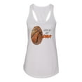 thumbnail image 2 of Wild Bobby, Basketball Fingerprint It's In My DNA, Sports, Women Racerback Tank Top, White, Large, 2 of 5