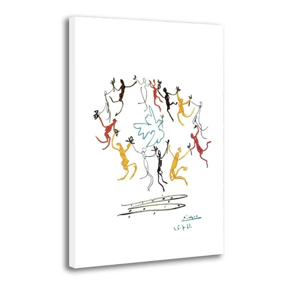 Picasso Dance of Youth Wall Art Poster Gifts Bedroom Prints Home Decor Hanging Picture Canvas Painting Posters 12x18inch(30x45cm)