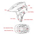thumbnail image 2 of Lixada-casco de seguridad para ciclismo, Protección deportiva para bicicleta de montaña, 13 orificios de ventilación Fivean Cascos de ciclismo, 2 of 2