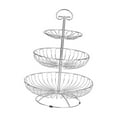 thumbnail image 1 of material acero inoxidable de 3 niveles, soporte de almacenamiento, soporte de alambre desmontable, soporte para frutero para Gloria Cuenco de cesta de frutas, 1 of 9
