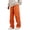 Orange, variant on Track Pants Men Straight Leg Lightweight Drawstring Baggy Trousers Casual Parachute Pants for Camping