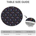thumbnail image 6 of Dark Blue Christmas Nutcracker Pattern Round Fitted Tablecloth with Elastic Edge,Dining Table Cover Waterproof,Outdoor Round Tablecloth for Camping,Dining,Indoor and Outdoor, 6 of 7