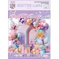 thumbnail image 5 of Mxdfafa 118-piece Butterfly Pink and Purple Themed Balloon Arch Set. Perfect for birthday and festival decorations, suitable for girls, ladies, Mother's Day and other festivals., 5 of 5