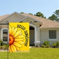thumbnail image 2 of Hello Sunshine Sunflower Garden Flag For Home Outdoor Garden Yard Decor 12x18 Inch, 2 of 5