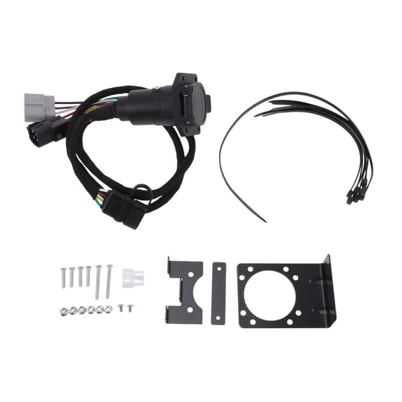 Unique Bargains No.UTC7013 7 Pins Trailer Wiring Connector Cord for Toyota 4Runner 2003-2009 for Lexus GX 470 2003-2009 Trailer Wiring Harness Extension with Connector 1Pcs