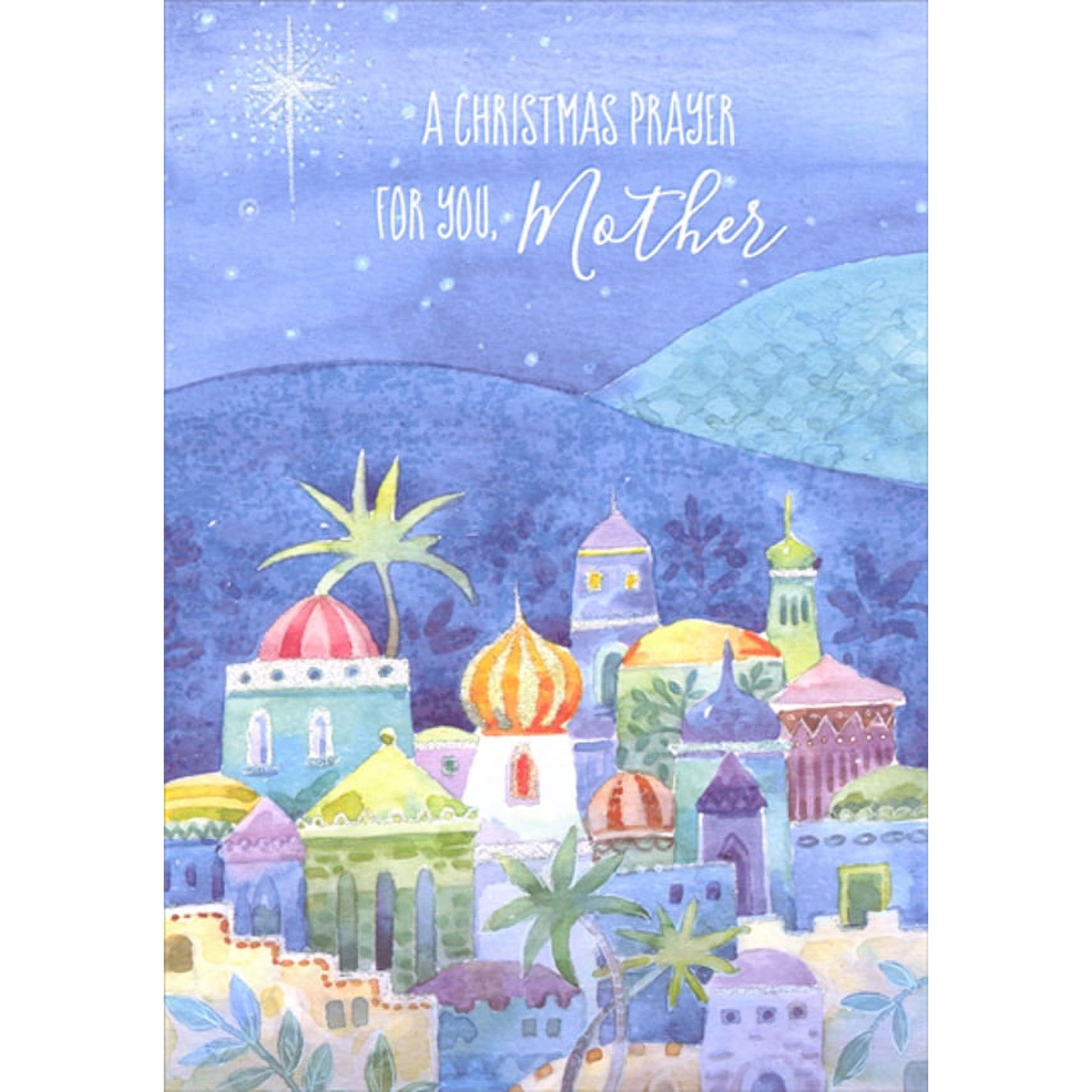 Designer Greetings A Christmas Prayer For You Religious Christmas Card for Mother