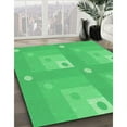 thumbnail image 3 of Ahgly Company Machine Washable Indoor Rectangle Transitional Neon Green Area Rugs, 7' x 10', 3 of 7