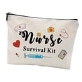 thumbnail image 4 of Bolsa de maquillaje para enfermera, bolsa de cosméticos, bolsa de viaje, multiusos, portátil, regalo de enfermera para fiesta, día de las enfermeras, Estilo C, 4 of 8