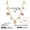 JDN0312251, variant on Dainty Colorful Glass Beaded Gold-Tone Choker Necklaces for Women Trendy Rectangular Clavicle Chain Multicolor Handmade Gemstone Rainbow Bead Link Boho Y2k Statement Jewelry Party