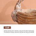 thumbnail image 3 of (Rabbit) Simulation Rattan Basket Small Ornament Gardening Resin Succulent Flower Pot Resin, 3 of 14