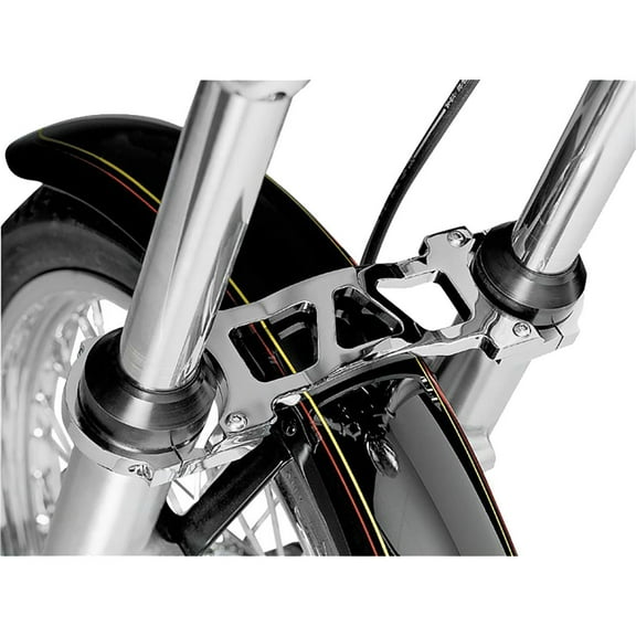 Kuryakyn 8620 Motorcycle Accent Accessory: Wide Glide Front End Fork Brace