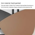 thumbnail image 3 of Metal Wall Art Decor for Living Room irregular Geometric Metal Wall Sculpture Large 3D Wall Hanging for Bedroom Dining Room Home Office, 3 of 7