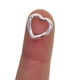 thumbnail image 3 of Encantos de perlas de corazón 100 Piezas Hueco de Plata Colgantes para Joyería Diy, 3 of 9