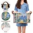 thumbnail image 5 of Yayeee Foldable Storage Basket for Shelves with Handles Waterproof Cloth Bins, Seaside Leaves, 5 of 7