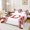White Red D, variant on Feelyou Retro Baseball Monogrammed Twin Sheets for Boys, American Stars and Stripes Bedding, 3 Pieces, 1 Flat Sheet, 1 Fitted Sheet and 1 Pillowcase