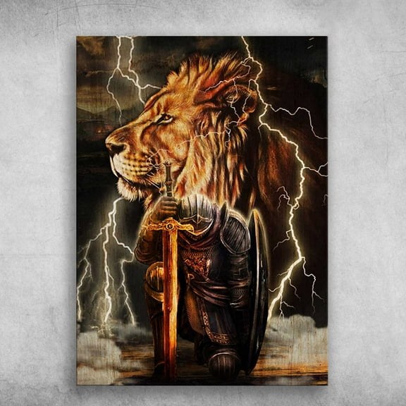 Warrior Of God - Lion King 11 x 17 Inch Poster