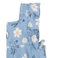 thumbnail image 5 of Bluey Floral Square Neck Ribbed Tank Top and Capri Pants Outfit Set Toddler to Big Kid, 5 of 5
