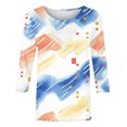 thumbnail image 2 of SHE IS My Orders past Orders Floral Shirts for Women Trendy Tops for Women Trendy Fall Womens Long Sleeve Blouses for Older Women Tunics for Women 2025 Plus Size 3x, 2 of 3