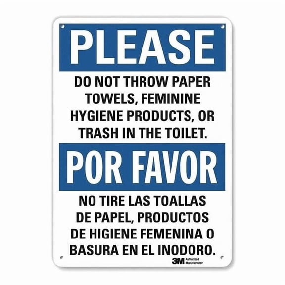 Lyle Please Sign,14 in x 10 in,Aluminum U1-1049-NA_10x14