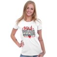 thumbnail image 4 of Soul Mating Season Funny Valentines Womens Fitted Plus Size Graphic Tee Brisco Brands 3X, 4 of 5