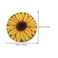thumbnail image 2 of QJUHUNG DIY Latch Hook Kit Rug Flower Dog Football Latch Hooking Kits for Beginners - Sunflower, 2 of 6