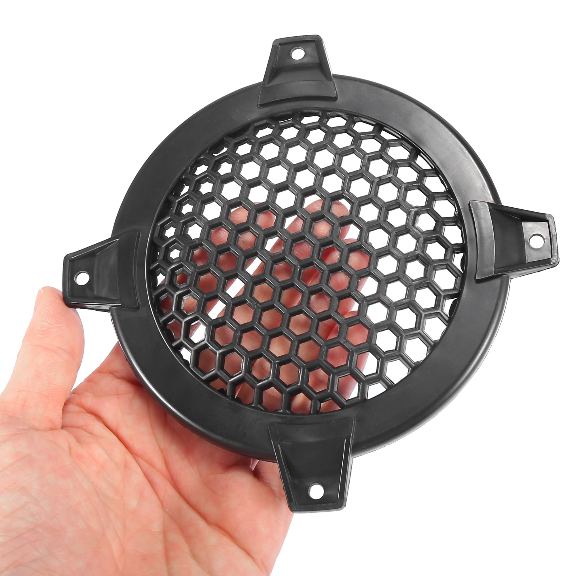 Unique Bargains 4 Inch Universal Speaker Grills Cover with Screws - Pack of 2