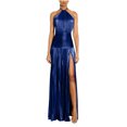 thumbnail image 2 of Ovbmpzd Work Dresses for Women Wedding Guest Blue Sleeveless Maxi Dress Long Dresses Womens Holiday Dress M, 2 of 8