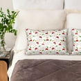 thumbnail image 3 of Pofeuu Chicken And Plant Print Satin Pillowcase for Hair and Skin Pillow Cases, Silk Pillow Cases, Soft Cooling Pillow Covers, 20x30 Inches（Pillow core not included）, 3 of 7