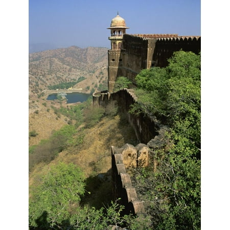 View from Walls of Jaigarh Fort, Amber, Near Jaipur, Rajasthan State, India Print Wall Art By Richard (Best Fort In India)