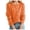 Orange, variant on Women's Cardigan Sweater Crew Neck Button Collar Knit Cardigan Sweaters (Yellow M)