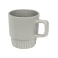 thumbnail image 2 of Paquete con 36 piezas de Taza de cerámica con base texturizada gris 11.7 x 9.2 x 8.4, 2 of 4