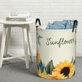thumbnail image 6 of XMXT Collapsible Laundry Basket, Sunflower Blossom Print Waterproof Laundry Hampers Storage Baskets Dirty Clothes Hamper, 40L, 6 of 8