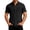 Black, variant on Kixjoy Black Shirts for Men Short Sleeve Button Down Big and Tall T Shirts Collared Casual Cozy Dress Shirt Lightweight Basic Trendy T-Shirts with Pockets, Black 3XL