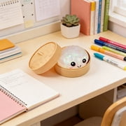 2026 Upgrade Glitter Dumpling, Glitter Dumpling Squishy with Box, Squishy Dumplings for Stress Relief