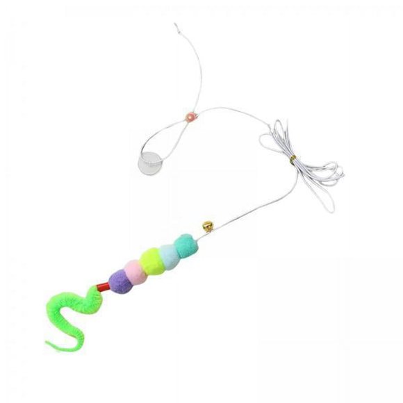 6 Juguetes para Gatos para Colgar en La Puerta, Juguetes para Gatos, Juguetes de Cuerda para Gatos, Juguetes para Atrapar, Juguetes de Peluche para Ga 6 piezas