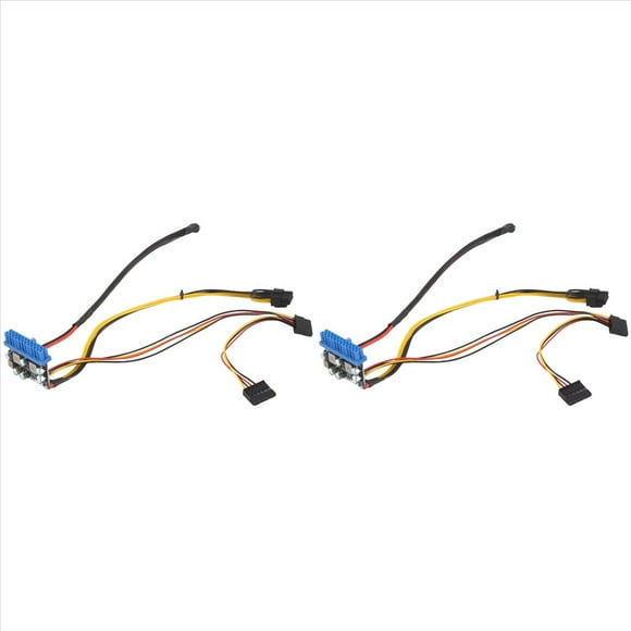 2X DC 12V 300W 24Pin ATX Conector de Placa Base Mini ITX Fuente de Alimentación DC A ATX PSU Módulo para PC Computadora Gamer