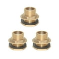 thumbnail image 1 of 3 Unids / Pack Latón NPT 1/2 `` Conector de Tubo de Agua Accesorios de Tubería de Cisterna Ensamblador DN15 Gloria Conector de manguera de tanque de agua, 1 of 6