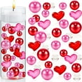 thumbnail image 2 of Valentine’s Day Vase Filler Pearl Gel Beads - Candy-Like Decorative Stuffing for Vases, Durable Translucent Gel Beads, Romantic Home & Party Decoration, Pink, 2 of 8