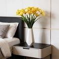 thumbnail image 4 of Artificial Flower Bouquet Daffodils Lilies Faux Floral Arrangements And Faux Greenerys For Indoor Outdoor Wedding Decor, 4 of 6